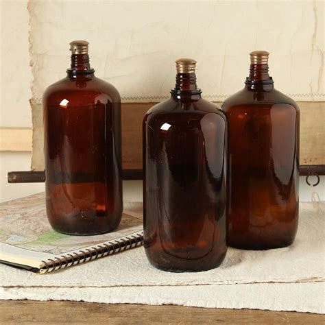 Homart Brown Glass Bottle Large In 2021 Brown Glass Bottles Glass Bottles Large Glass Bottle