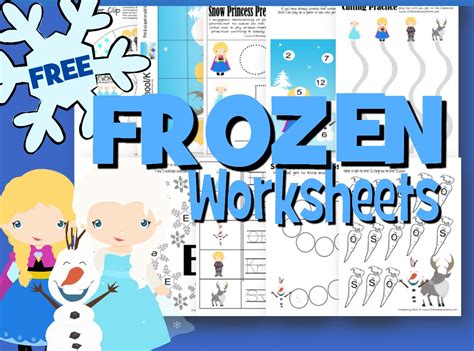 ️ Free Frozen Worksheets For Kids