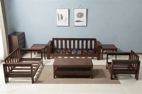 Choose from a wide range of sofa sets in uae at best prices. Buy TeakLab™ Simple Indian Style Sofa Set Online | TeakLab