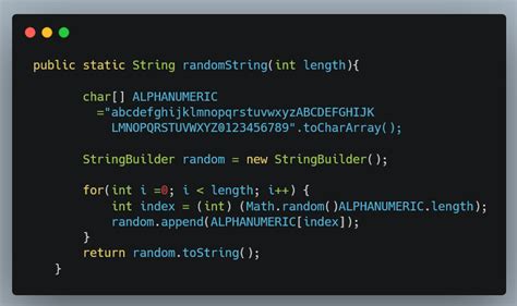 3 Examples To Generate Random Alphanumeric String In Java Uuid Example