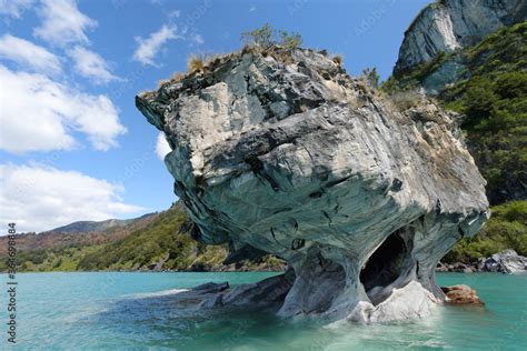 Marble Caves Sanctuary Marble Cathedral On General Carrera Lake