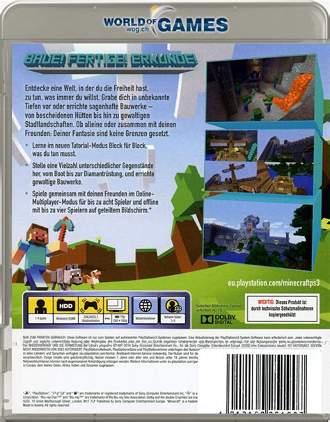 Minecraft Playstation 3 Edition Playstation 3 World
