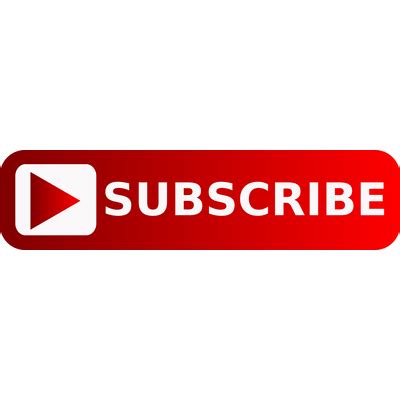 Subscribe Youtube Large Button Transparent Png Stickpng