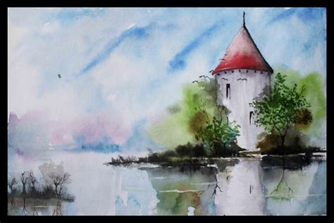 Easy Watercolor Paintings Of Landscapes At Getdrawings Free Download