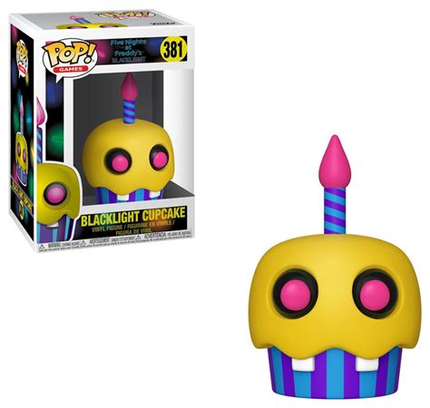 Funko Five Nights At Freddys Pop Games Blacklight Cupcake Exclusive