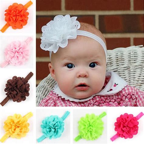 Baby Flower Headband Infant Toddler Girls Flower Hair Bow Infant Girl