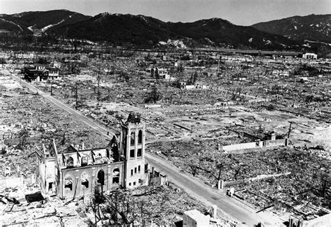 Hiroshima Before And After The Atomic Bombing 1945