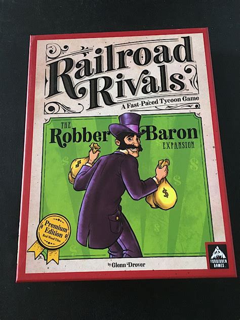Railroad Rivals Robber Baron Expansion Premium Edition And Board Game
