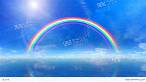 Rainbow A Sea Stock Animation 290954