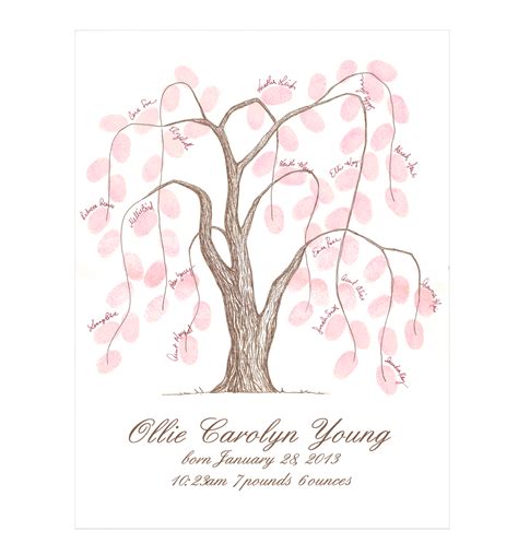 Weeping Willow Thumbprint Tree Guestbooks Are Here