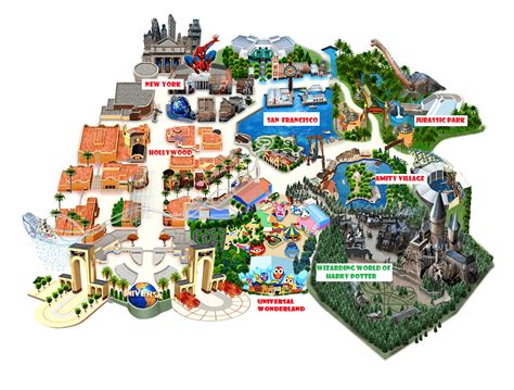 Universal studios japan currently has ten sections: Around the World: Farry Tales: Universal Studios Japan and Universal City Walk (27 February 2015)