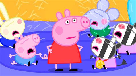Peppa is a loveable, cheeky little piggy who lives with her little brother george, mummy. Peppa Pig official Channel | Peppa Pig at Elephant Edmond ...