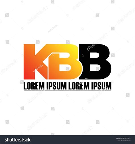 Kbb Letter Monogram Logo Design Vector Stock Vector Royalty Free