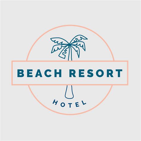 Beach Resort Logo Ananta Creative Resort Logo Resort Logo Design Beach Logo