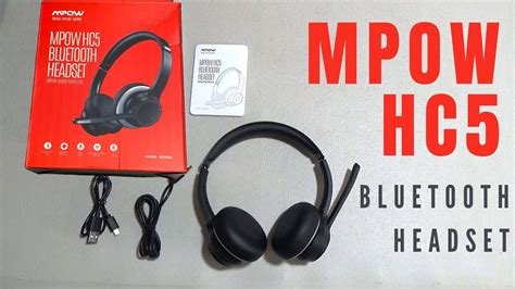 Mpow Hc5 Bluetooth Headset Work From Home Essentials Youtube