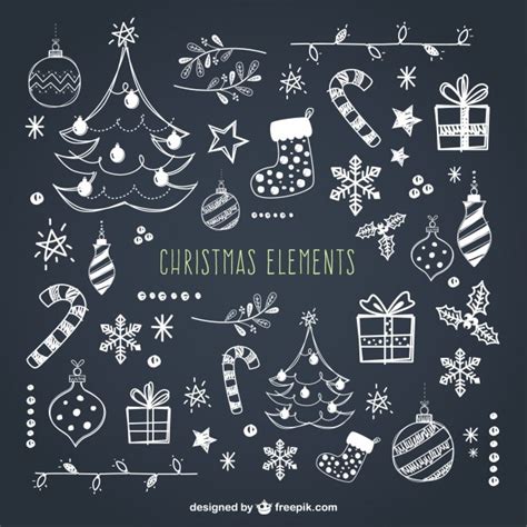 Premium Vector Christmas Elements Collection