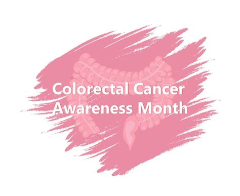 Premium Vector Colorectal Cancer Awareness Month In March Colon