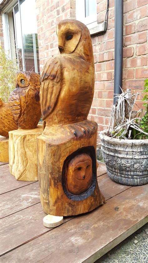 Chainsaw Carved Owl Chainsaw Carving Carving Owl