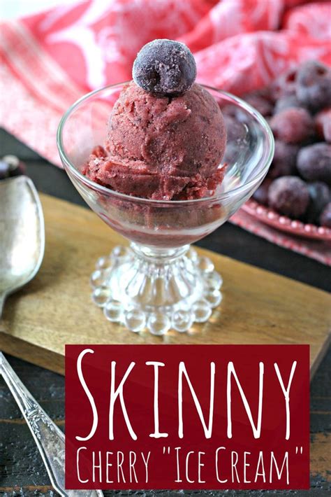 Skinny Vegan Cherry Ice Cream Everydaymaven™ In 2020 Vegan Cherry