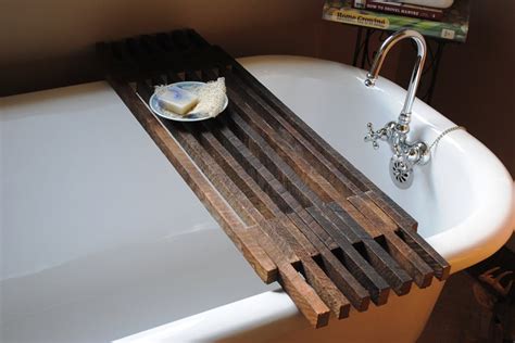 Bathtub caddy shelf caddy shelf for bathtub applications. 22 Cool Bathtub Caddies or Marvelous Bathtub Tray Design ...
