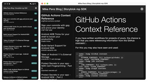 Github Mikepenzstoryblok Mp Sdk Blog Blog Implemented Via The