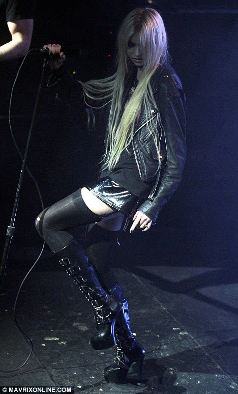 Taylor Momsen Sits On Her Tourbus Puffing Away On A Cigarette Daily