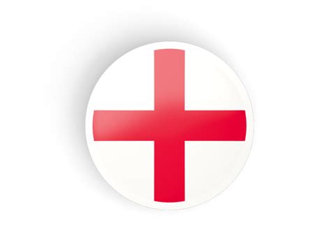 A printable pdf version of the flag is also available. Round concave icon. Illustration of flag of England