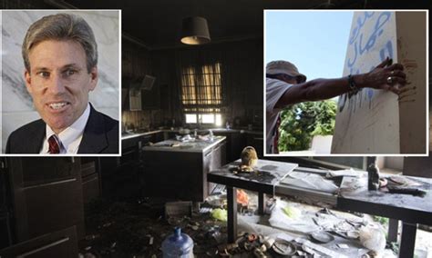 Benghazi Attack Us Consulate Pictured After Libyan Attack As Its