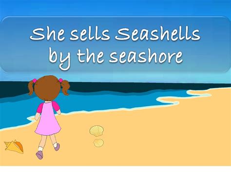 She Sells Seashells By The Seashore Tongue Twisters Youtube