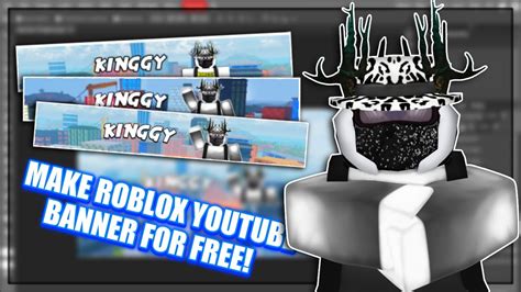 How To Make A Roblox Banner For Your Youtube Channel Roblox Gfx