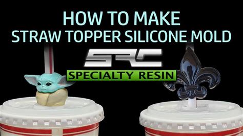 How To Make Straw Topper Silicone Mold Diy Resin Projects Diy Straw