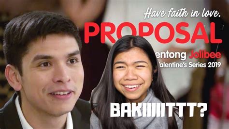 Kwentong Jollibee Valentine Series 2019 Proposal Reaction Video