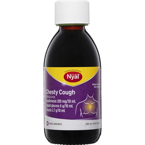 Nyal Chesty Non Drowsy Cough Medicine 200ml Woolworths