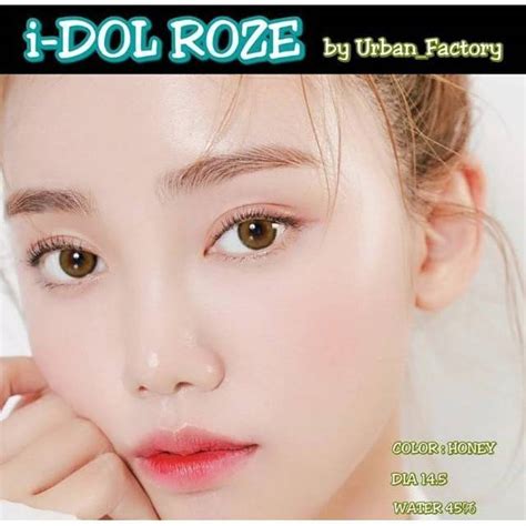 Jual Softlens Idol Roze By Urban Minus And Normal Shopee Indonesia