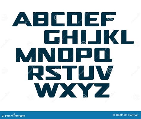 Digital Uppercase Alphabet Futuristic Technology Font Modern Monogram