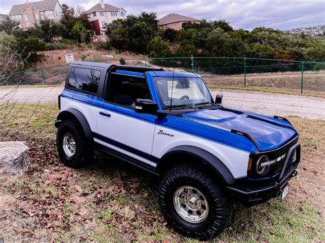 Retrolicious Two Tone Ford Bronco First Edition Sells For A Whopping
