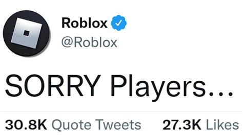 Roblox Made A Huge Mistake Youtube
