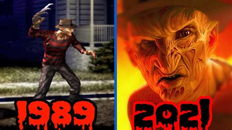 Evolution Of Freddy Krueger Games 1989 2021 Youtube