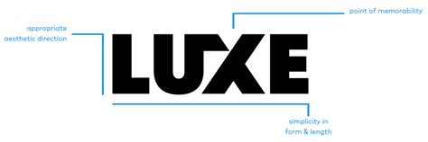 Brand New New Logo For Luxe Done In House With Mackey Saturday