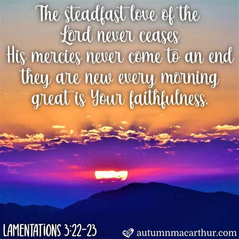 The Steadfast Love Of The Lord