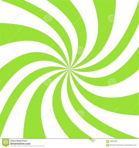Geometric Swirl Background Vector Graphic From Green And White