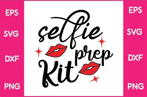 Selfie Prep Kit Svg Graphic By Svg Shop · Creative Fabrica