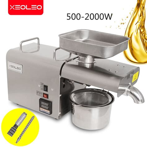 Xeoleo Oil Press Machine Commercial Almond Oil Expeller Press Peanut Machine Sunflower Flaxseed