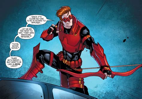 Roy In Red Hoodarsenal 5 Young Justice Characters Dc Comics