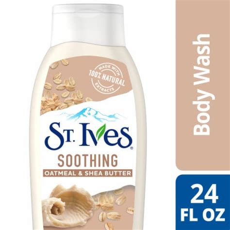 St Ives Oatmeal And Shea Butter Soothing Body Wash 24 Fl Oz Harris