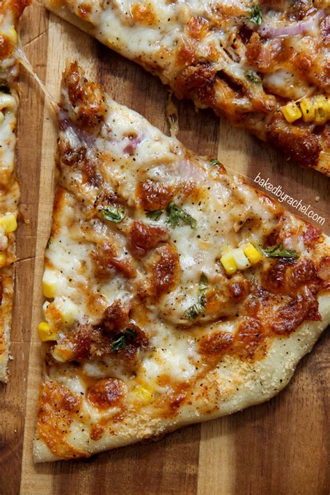 Barbecue Chicken Pizza With Bacon And Corn Baked By Rachel