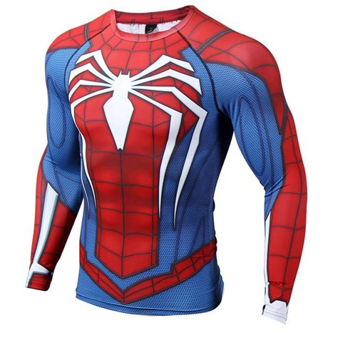Spiderman Gym Clothing Men 3 Ropa Para Hombres Jovenes Ropa Marvel