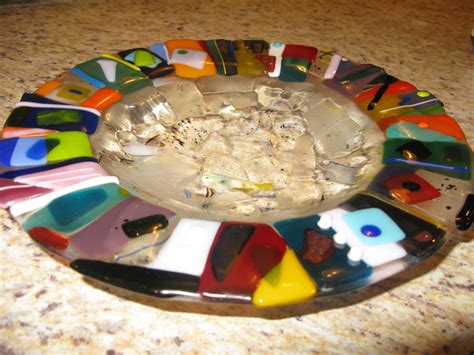 glass bowl made with all scrap glass at hands on studios | Fused glass, Glass bowl, Glass