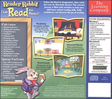 Reader Rabbit I Can Read With Phonics Cd Rom The Learning Company