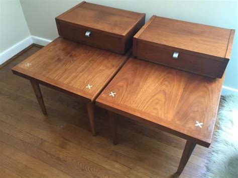 A handsome mid century modern walnut coffee table by american of martinsville. Mid Century American of Martinsville Coffee Table & Pair ...